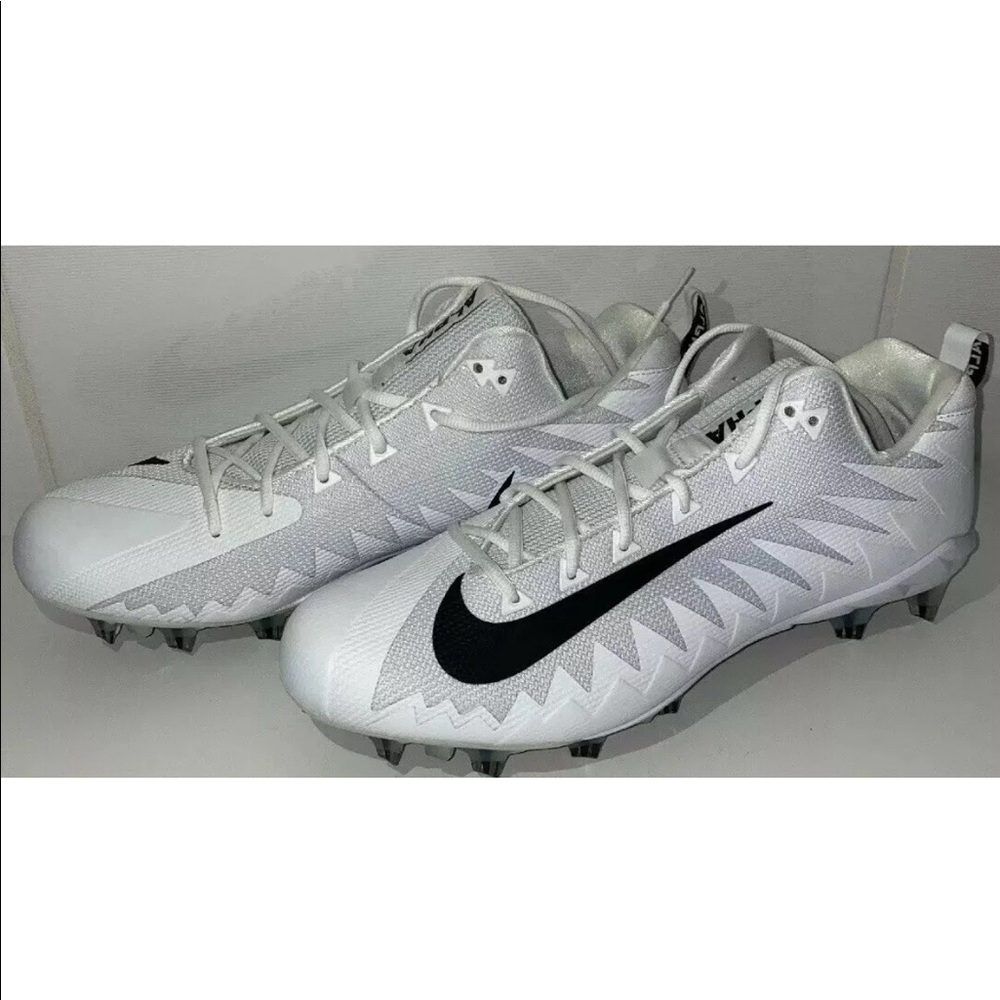 NEW Nike Alpha Menace Pro White Cleats Size 15 W
